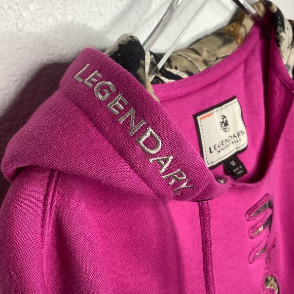 LEGENDARY WHITETAILS Women's Pink Camo Hoodie - Picture 7 of 11